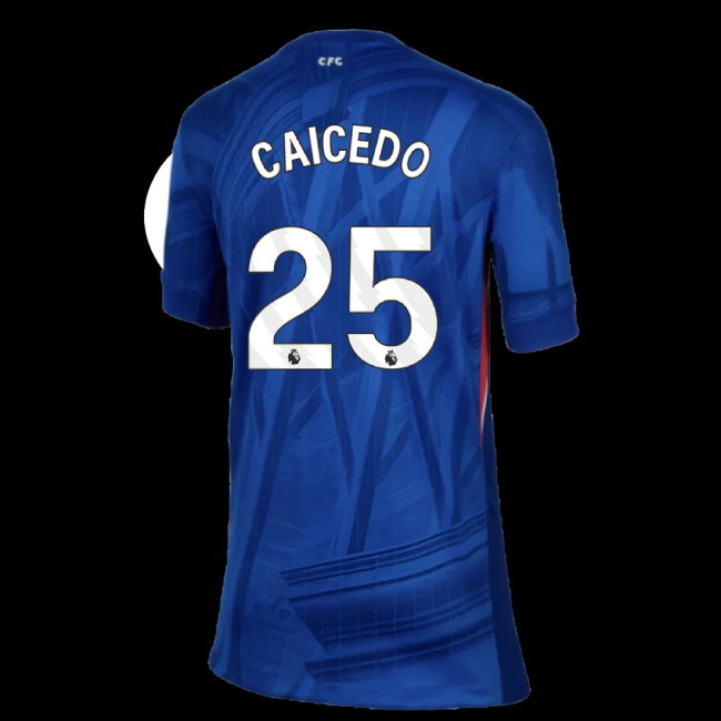 2025-2026 Chelsea Home Shirt (Kids) (Caicedo 25)-SoccerKits Hub | Buy Soccer Jerseys Online